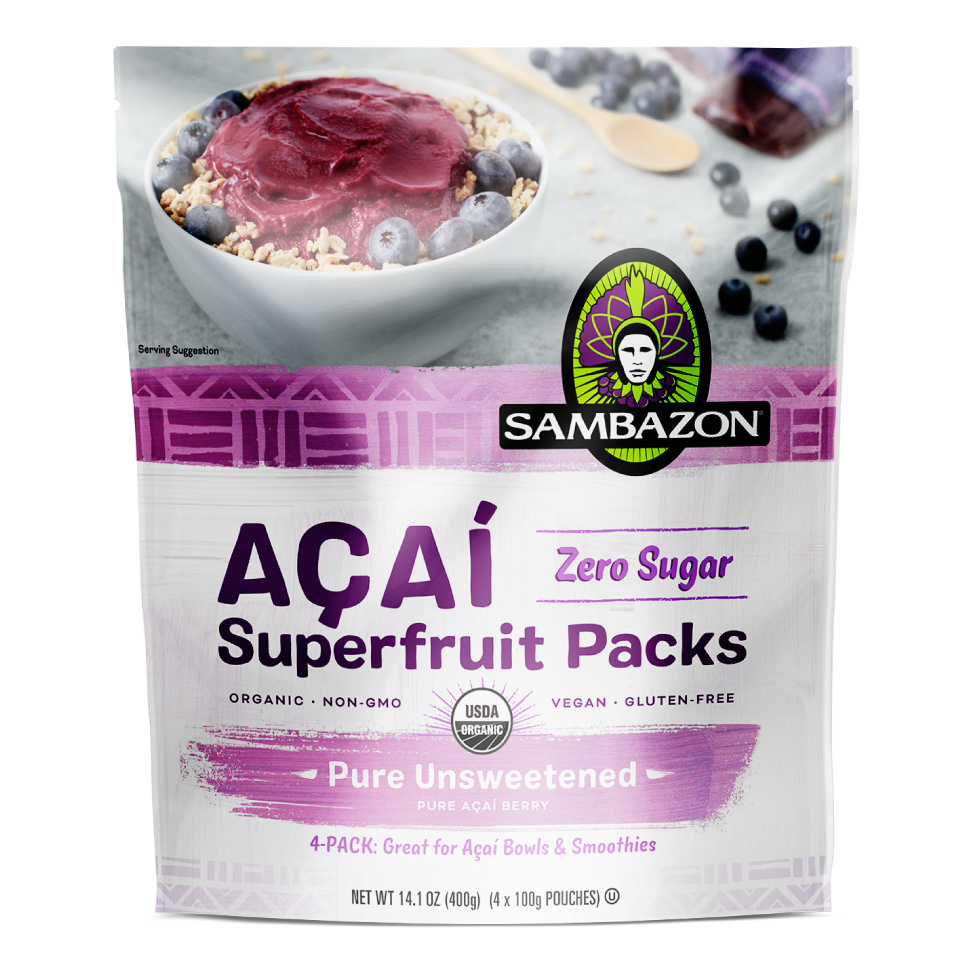 Sambazon Unsweetened Acai Packs (2 Packs)