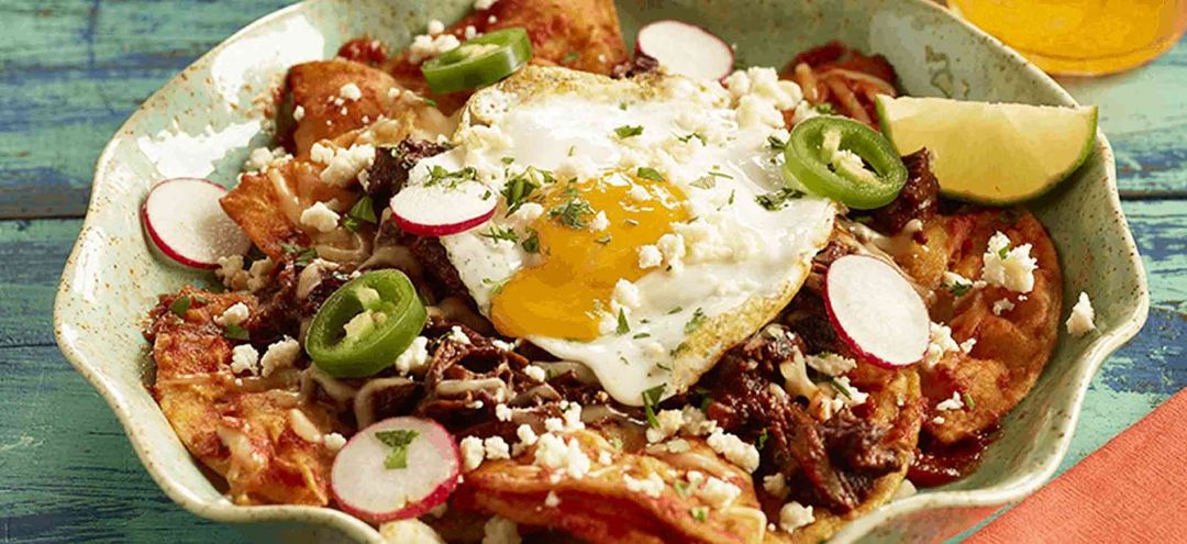 Mexican Chilaquiles with Eggs