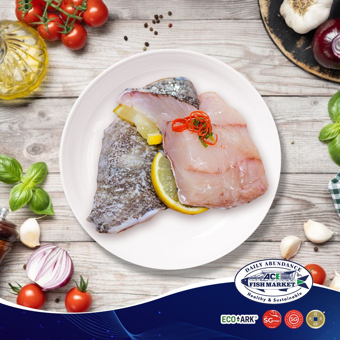 Fresh Frozen Pearl Grouper Fillet (300g) - ACE®️ SG-Fish™️ 100% SINGAPORE PRODUCED