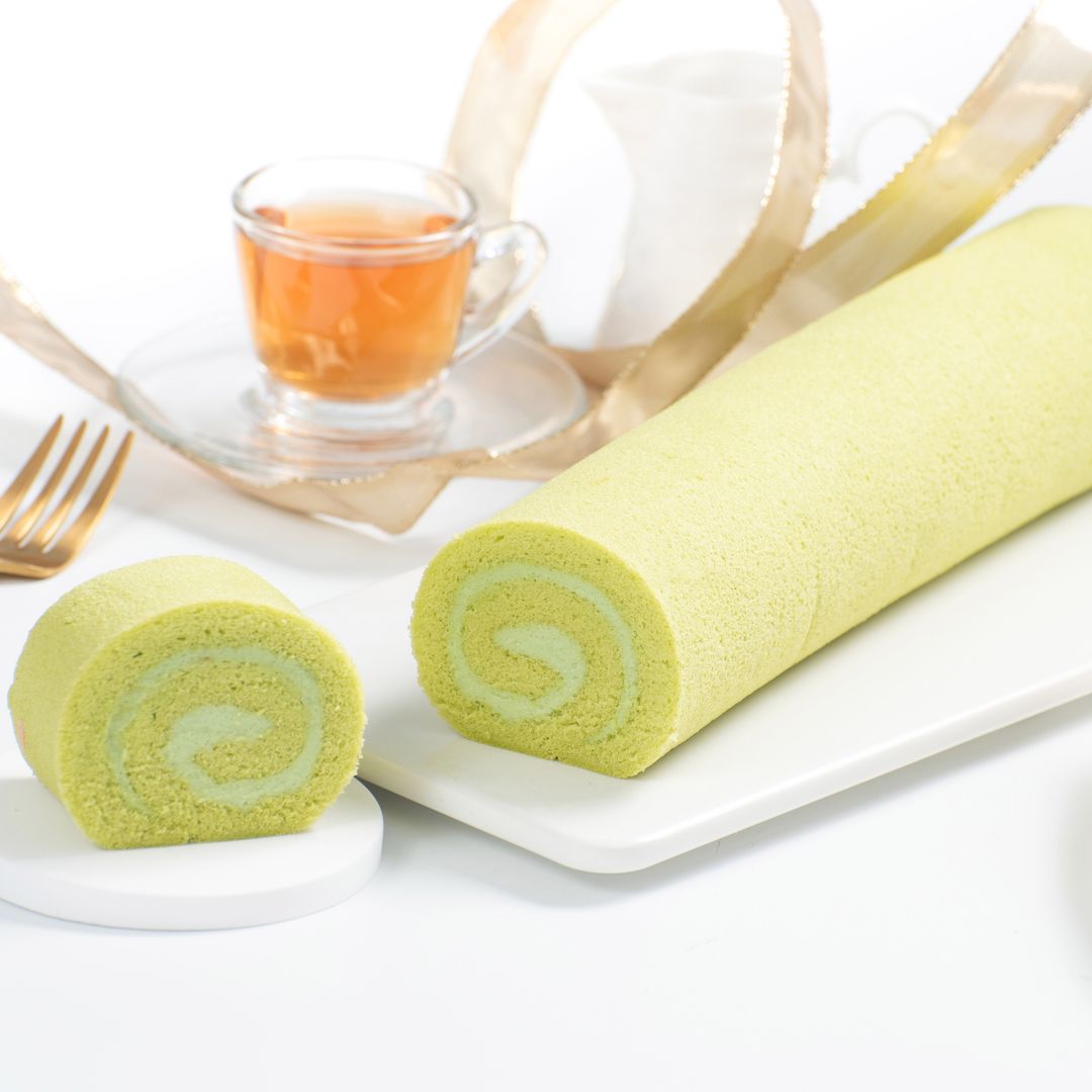 Fragrant Pandan Kaya Swiss Roll