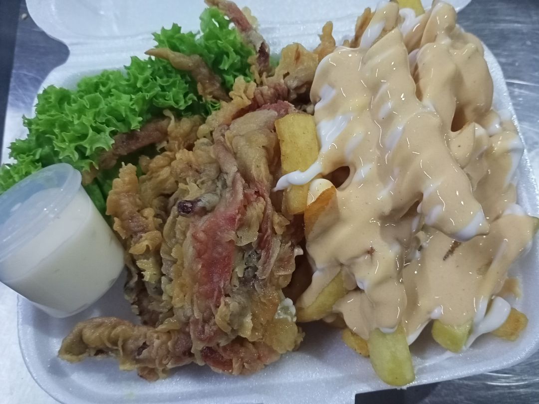 Soft Shell Crab with fries