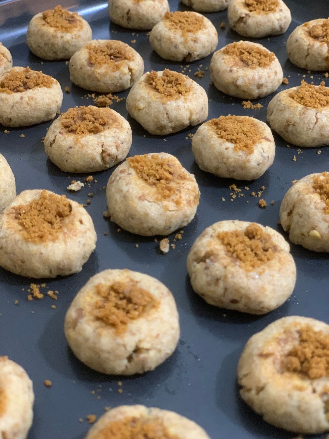 Biscoff Walnut Cookies