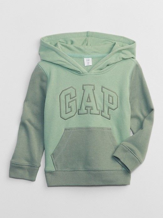 Gasoline Green Colorblock Hoodie