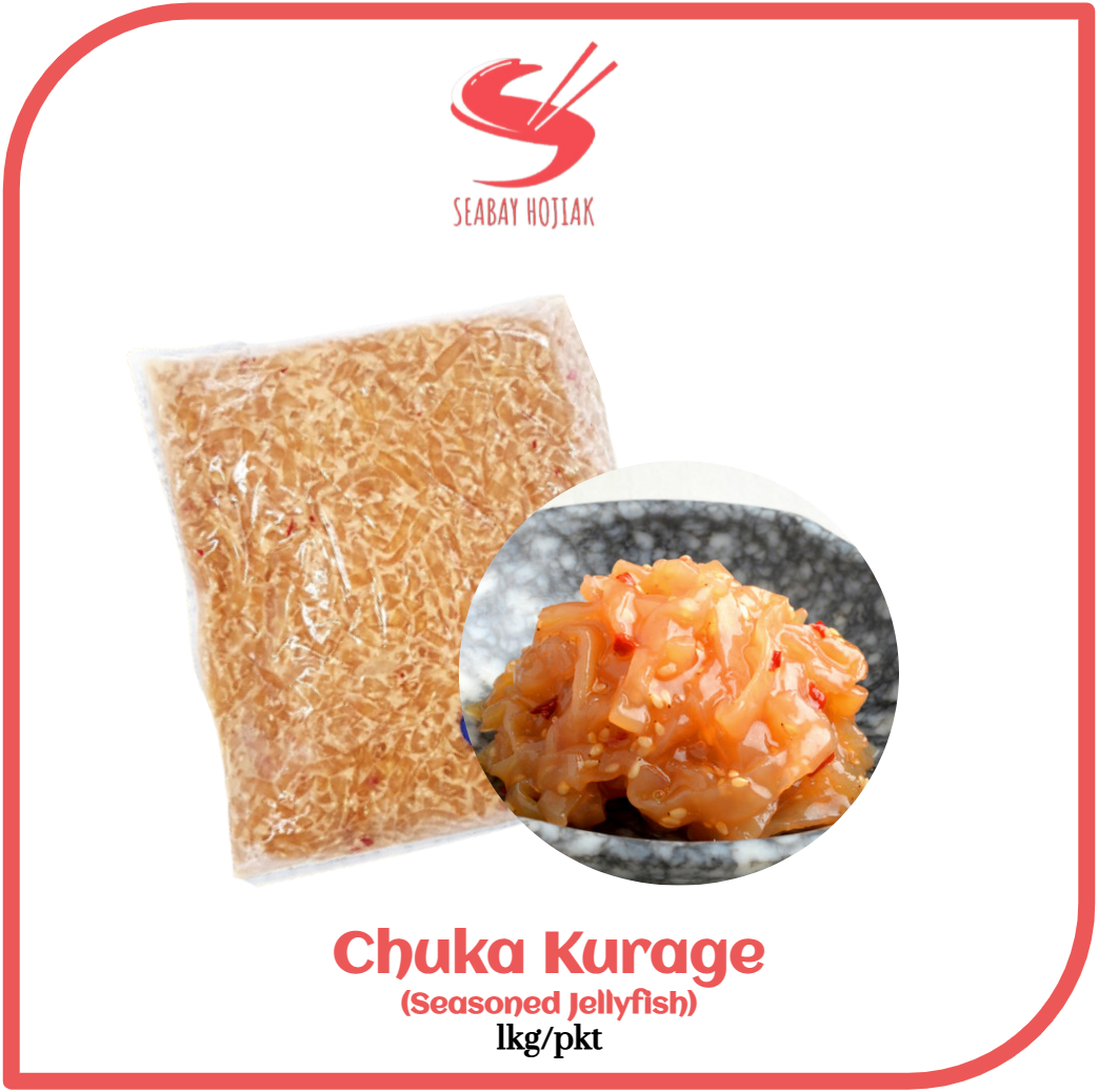 Chuka Kurage (Seasoned Jellyfish, Halal) 1kg