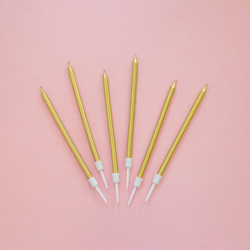Gold candle +$0.50/pcs