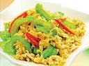 Stir Fry bitter gourd with egg