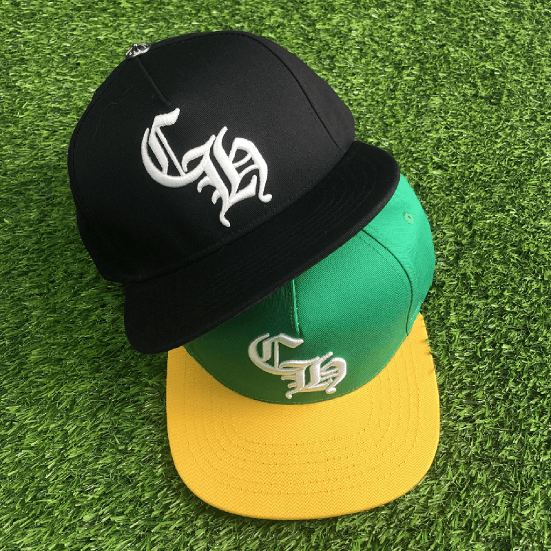 CH FLAT PEAK GREEN AND YELLOW // BLACK