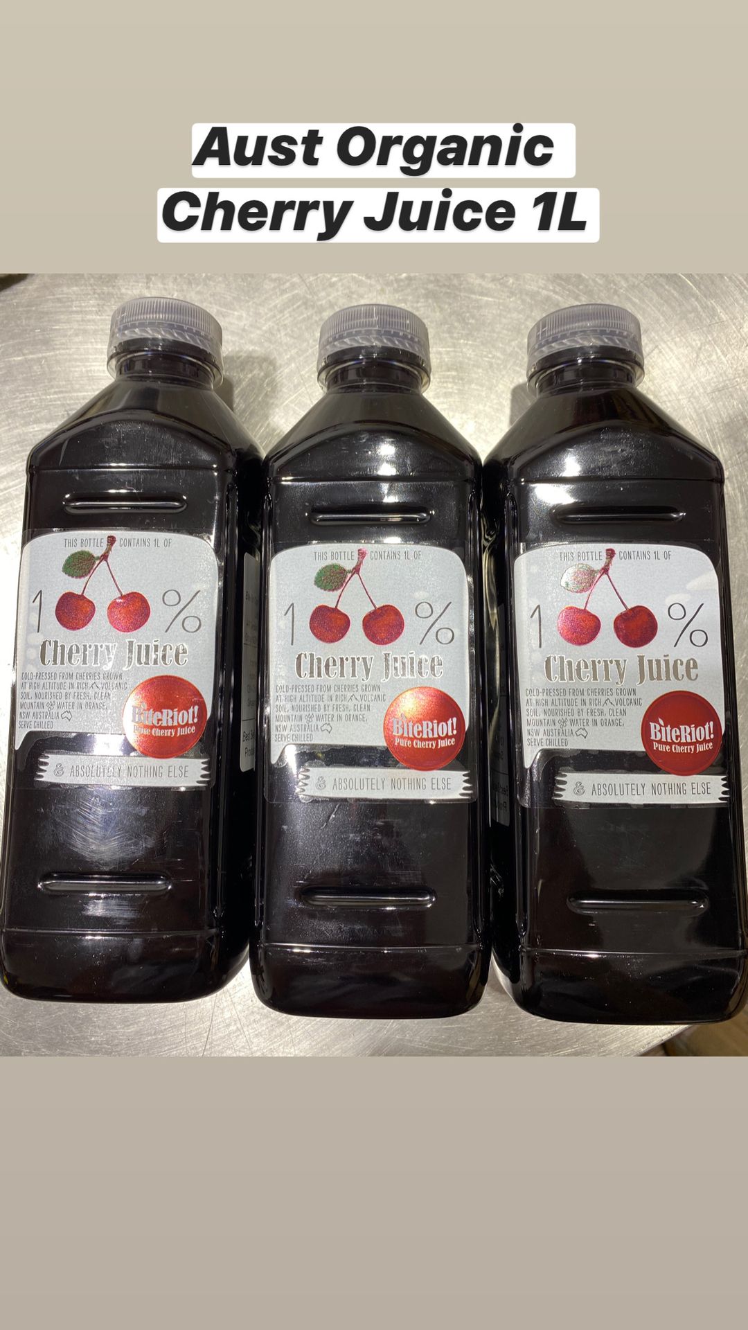 Aust Organic Cherry Juice