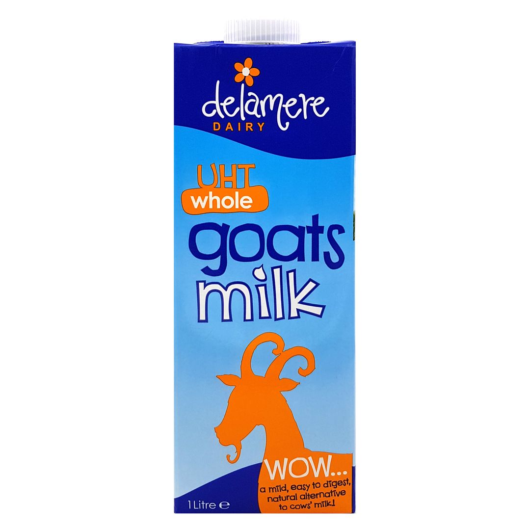 Delamere Dairy UHT Whole Goats Milk 12 x 1L