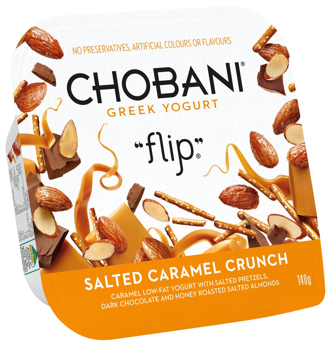 CHOBANI FLIP 140G CUP SALTED CARAMEL CRUNCH (CHB-CCC-FLIP140G823)