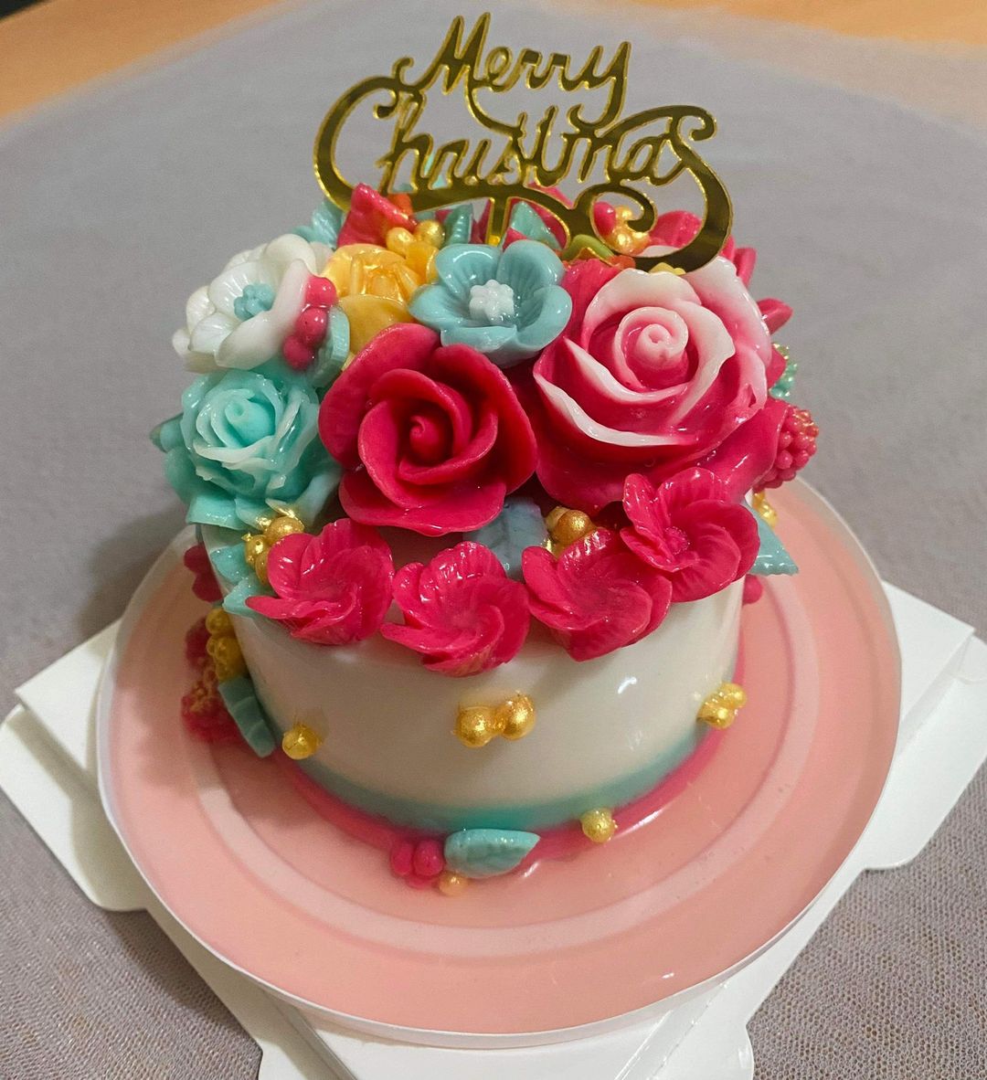 X'mas Flower - 4.5' inch whole cake