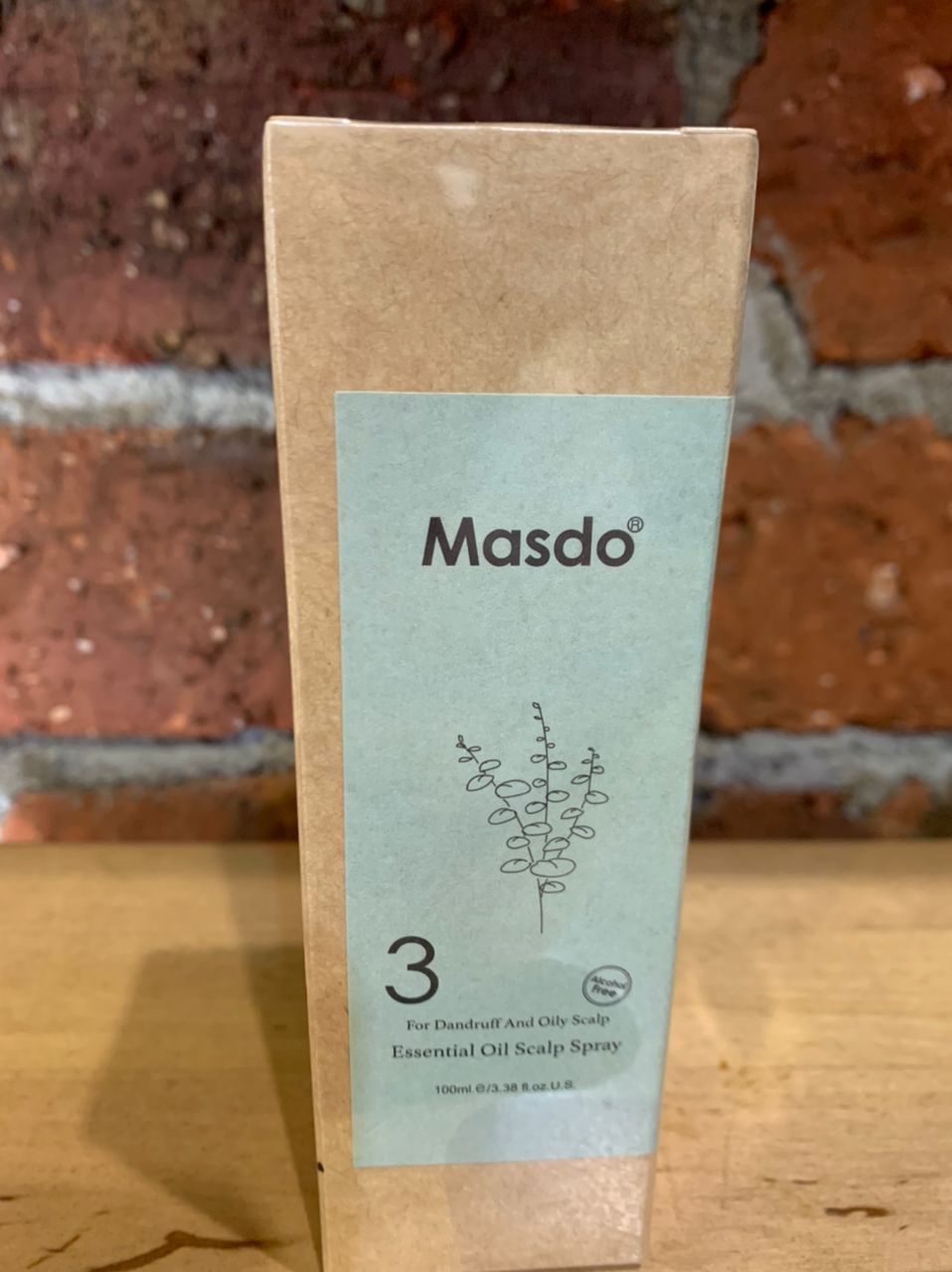 Masdo For Dandruff and Oil Scalp Essential oil Scalp 油屑 Tonic Spary （3） 100ml