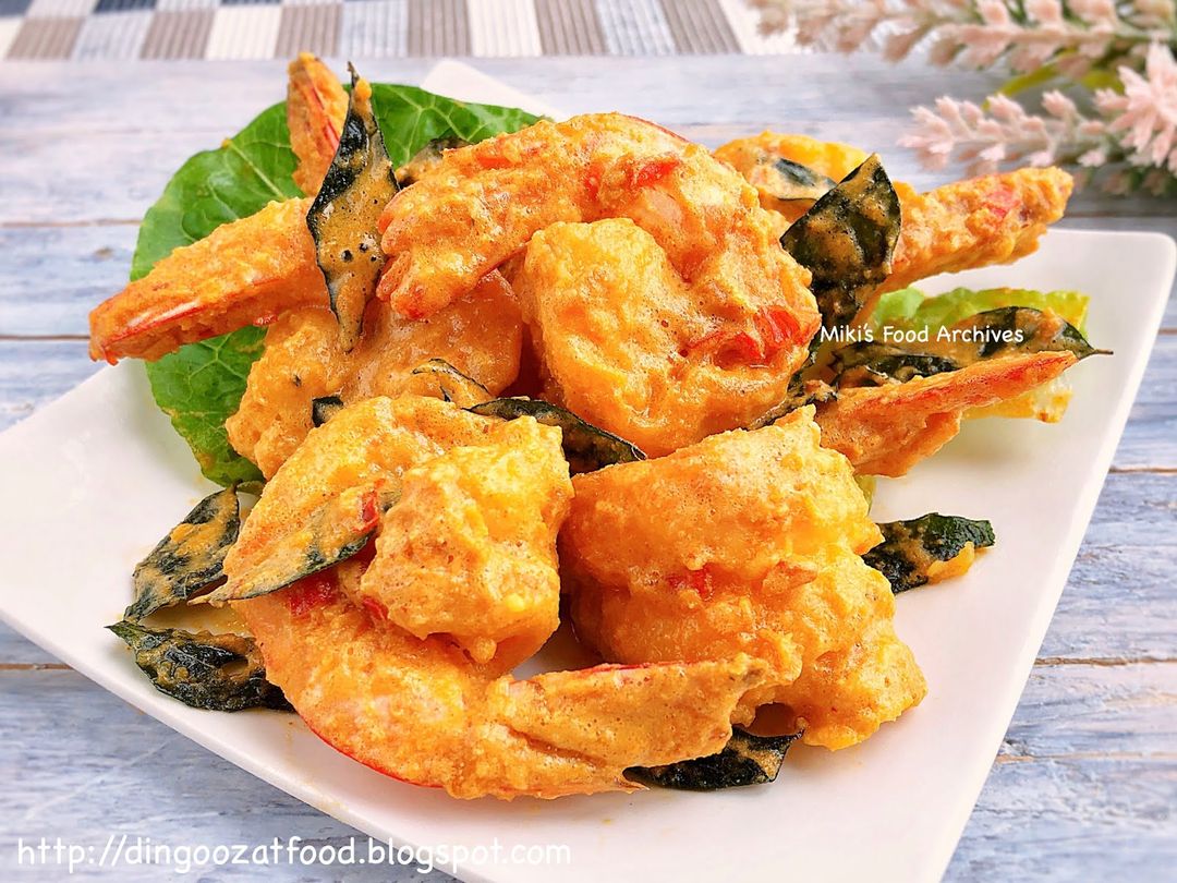 咸蛋海虾 Salted Egg Sea Prawn 