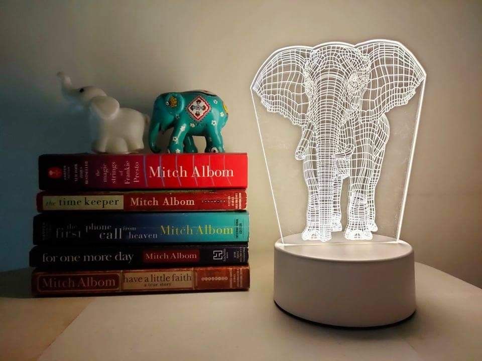 3D Illusion Landmark Places Anime Characters LED Acrylic Table Desk Base LED Lamp Gifts Kid's Room Decoration Light