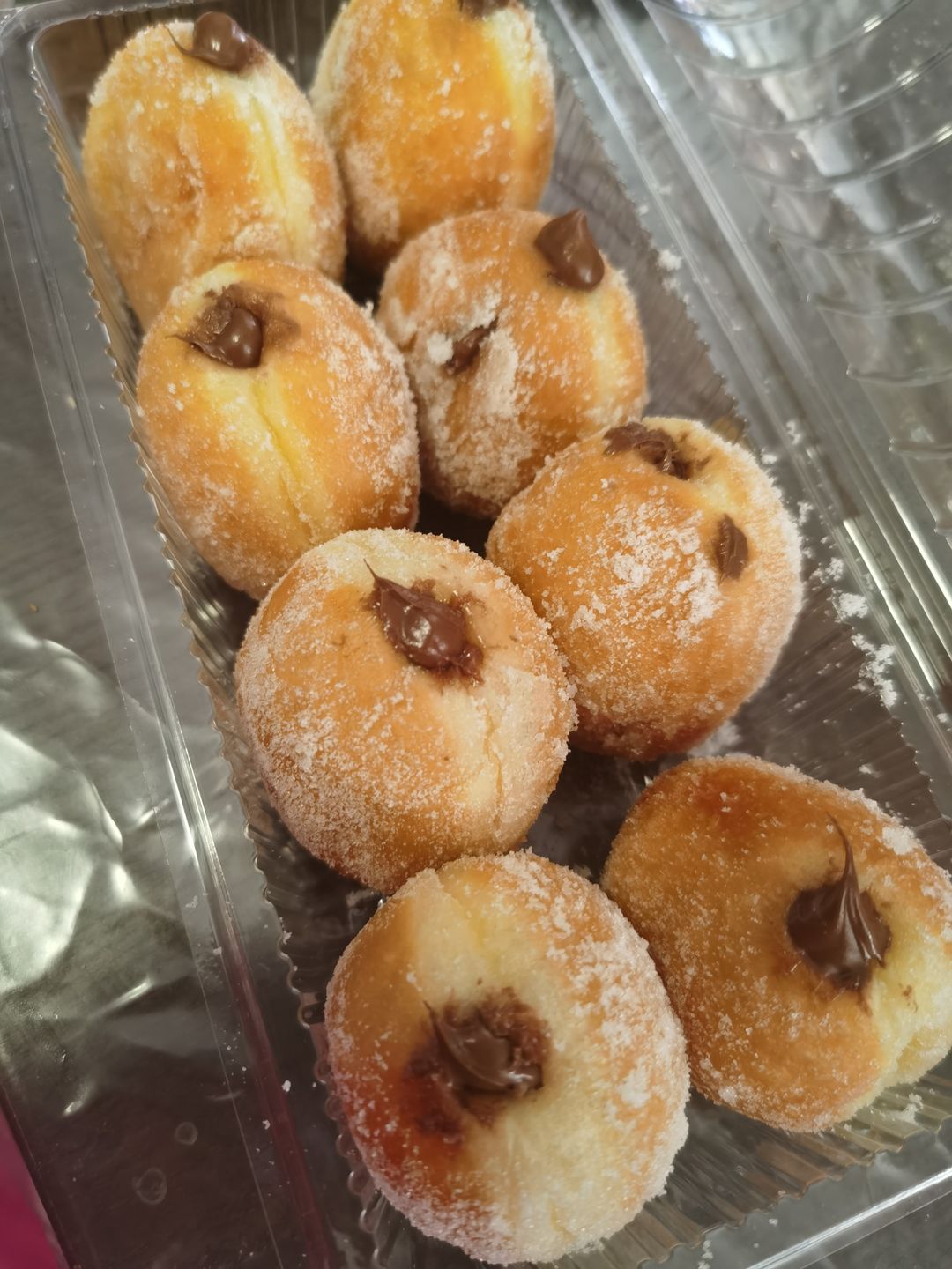 10pcs Mini Stuffed Doughnuts [Nutella]
