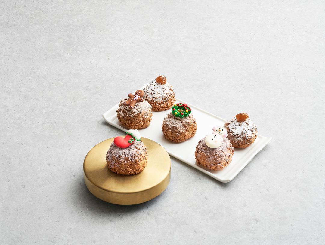 Eggnog & Hazelnut Choux Creme (6 pcs)