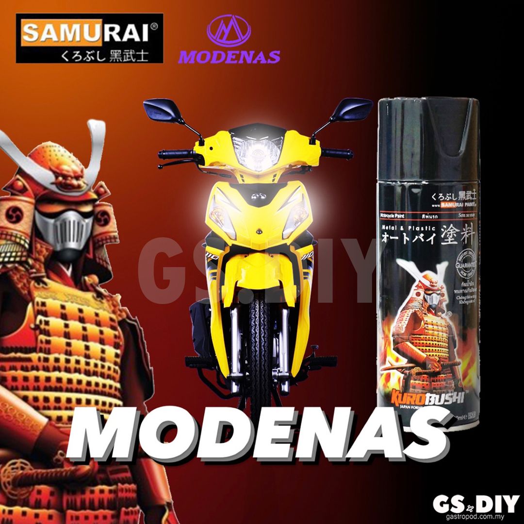 SAMURAI Spray Paint MODENAS Color 400ml (#M510 #M511 #M514 #M515)