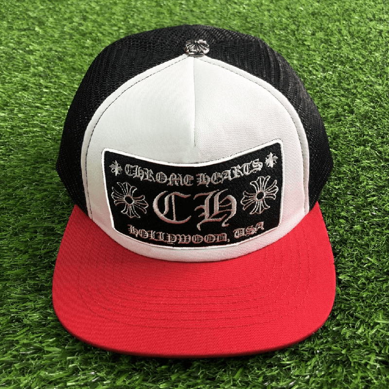 CH FLAT PEAK BLACK AND RED