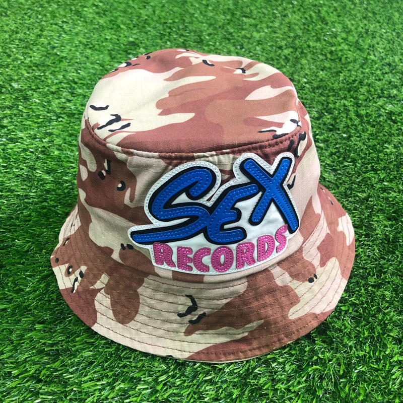 CH BUCKET HAT SEX RECORDS CAMO