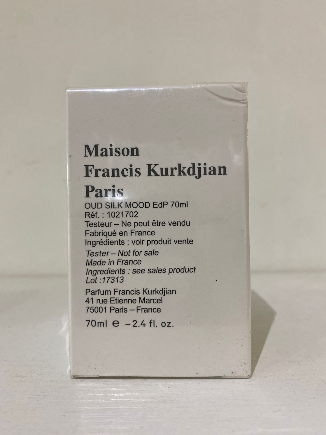 Maison Francis Kurkdjian Paris Our Silk Mood (Tester)