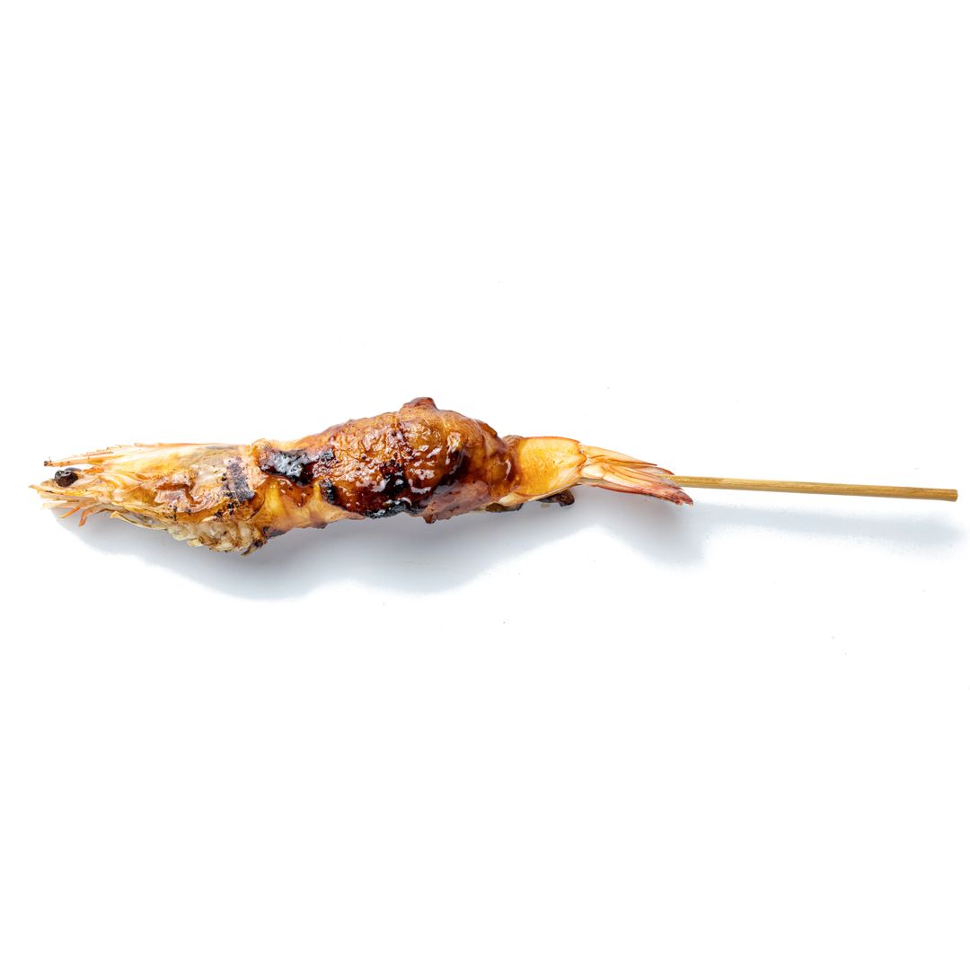 Ocean Prawn Wrapped with Pork Belly BBQ Stick 三层肉包海虾烤串