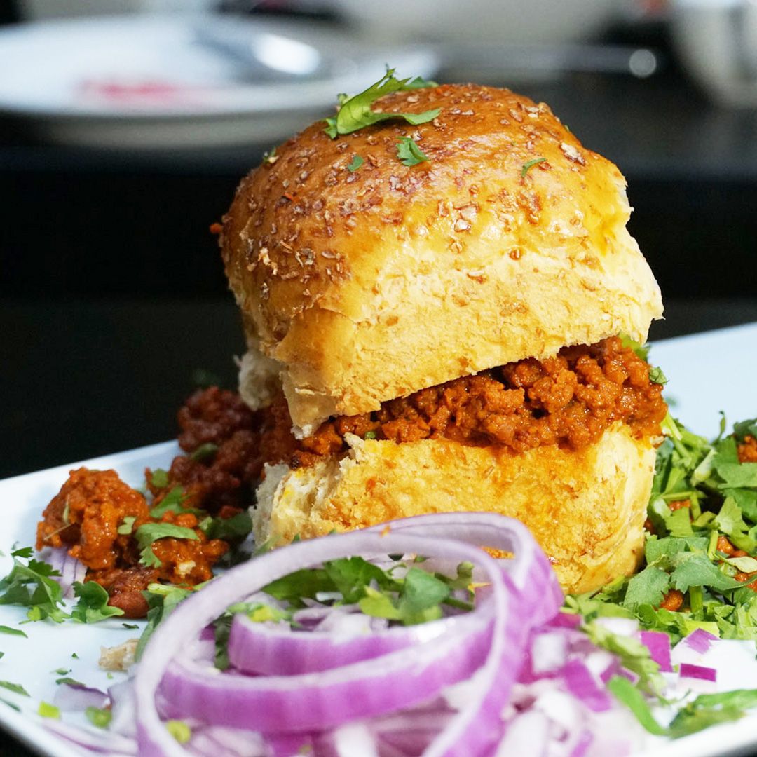 Vegan Keema Paav