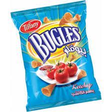 Tiffany Chips Bugles Ketchup 145Gm