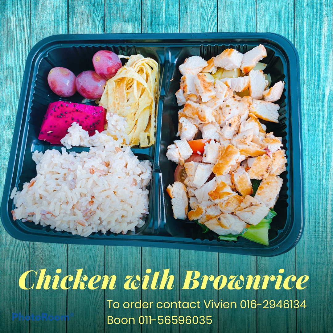6.Chicken with Brownrice 