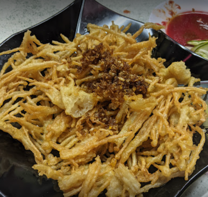 #6 Fried Mushroom 酥炸金针菇