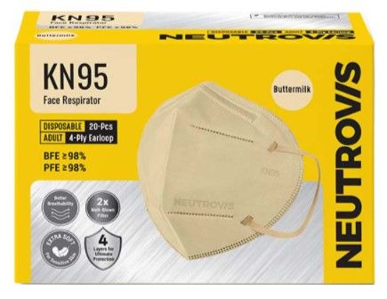 KN95 Face Respirator *4ply (20’s/pack) **PRE-ORDER**