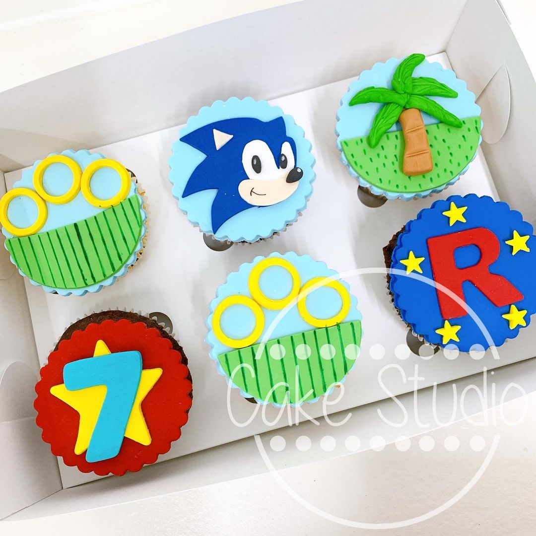 Caja 6 Cupcakes Personalizados - Fondant 2D