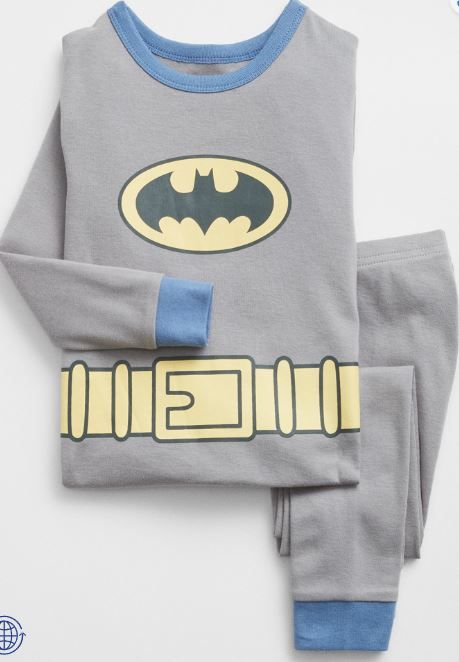 Organic Cotton Batman PJ Set 