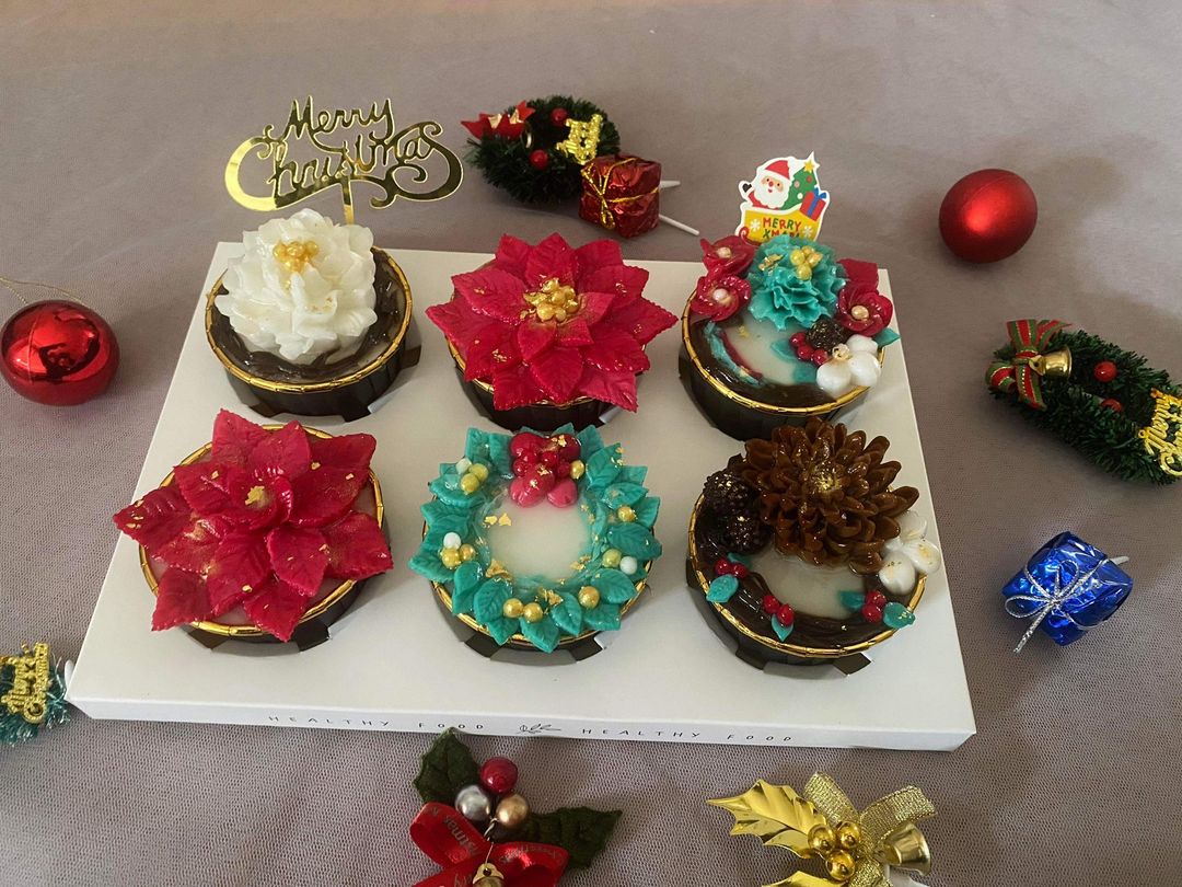 HoHoHo Cupcake - set of 6 