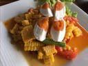 Corn Salad with Salted Egg