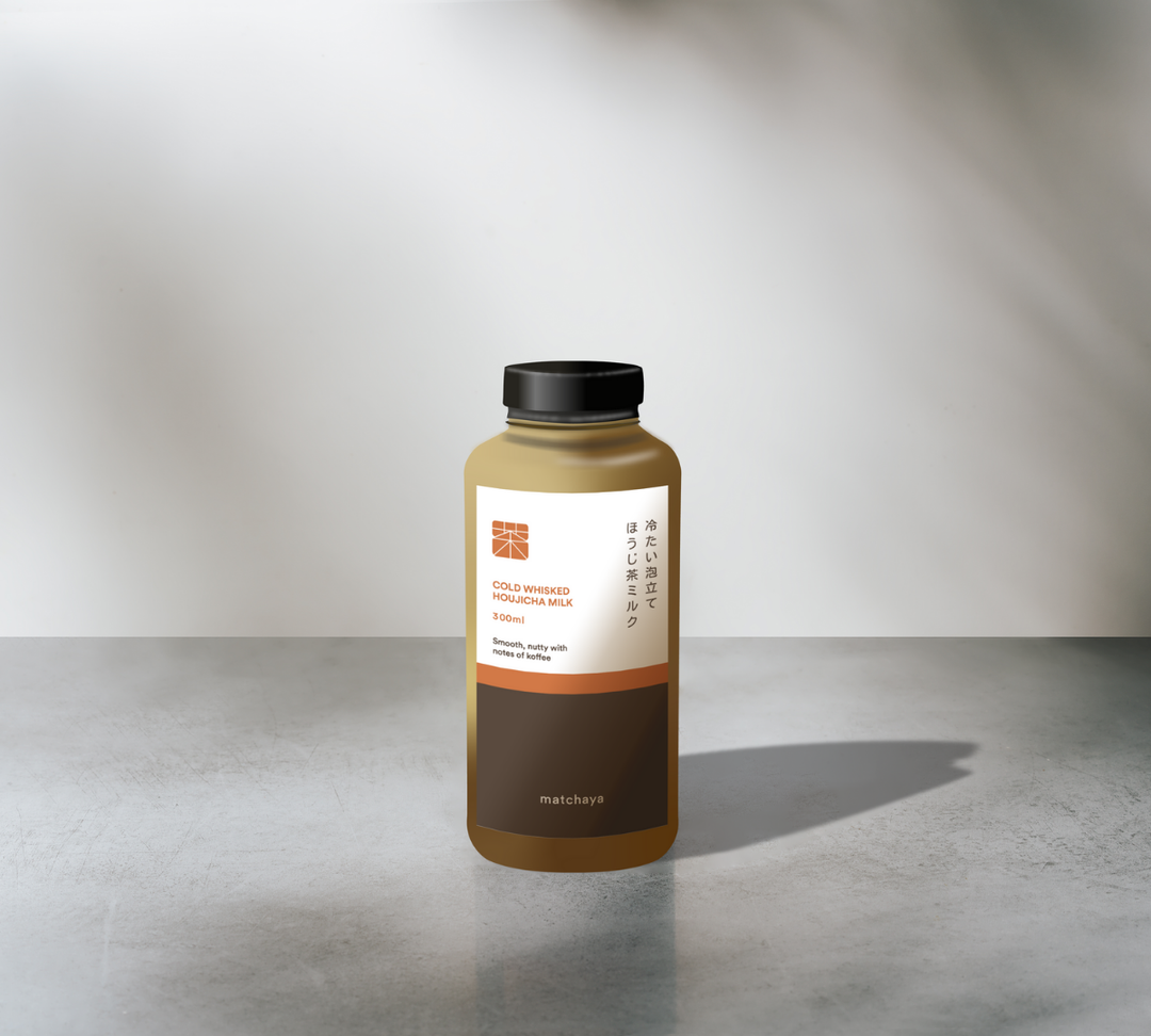 Cold Whisked Houjicha Milk