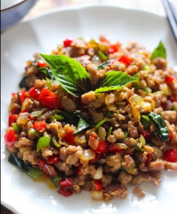 Basil Pork/chicken 