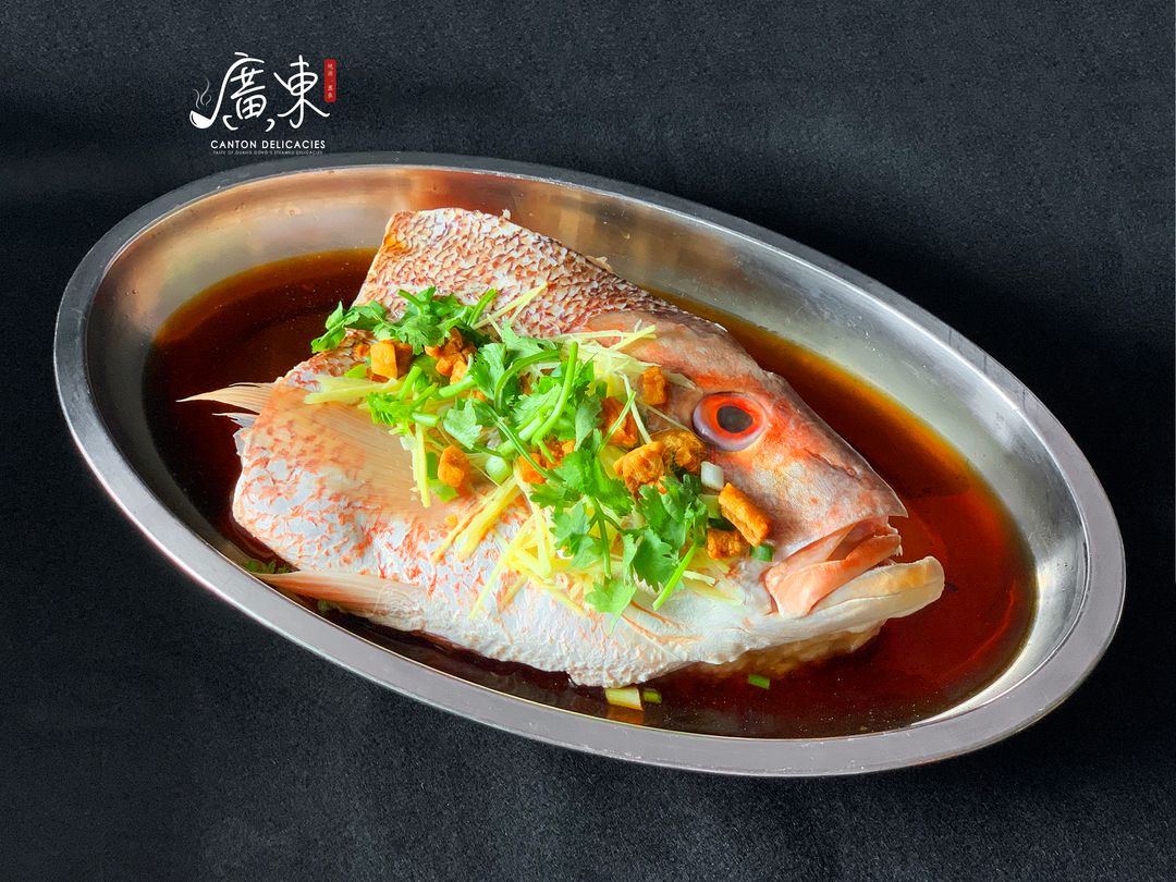 Red Snapper Steamed Fish Head  红哥里蒸鱼