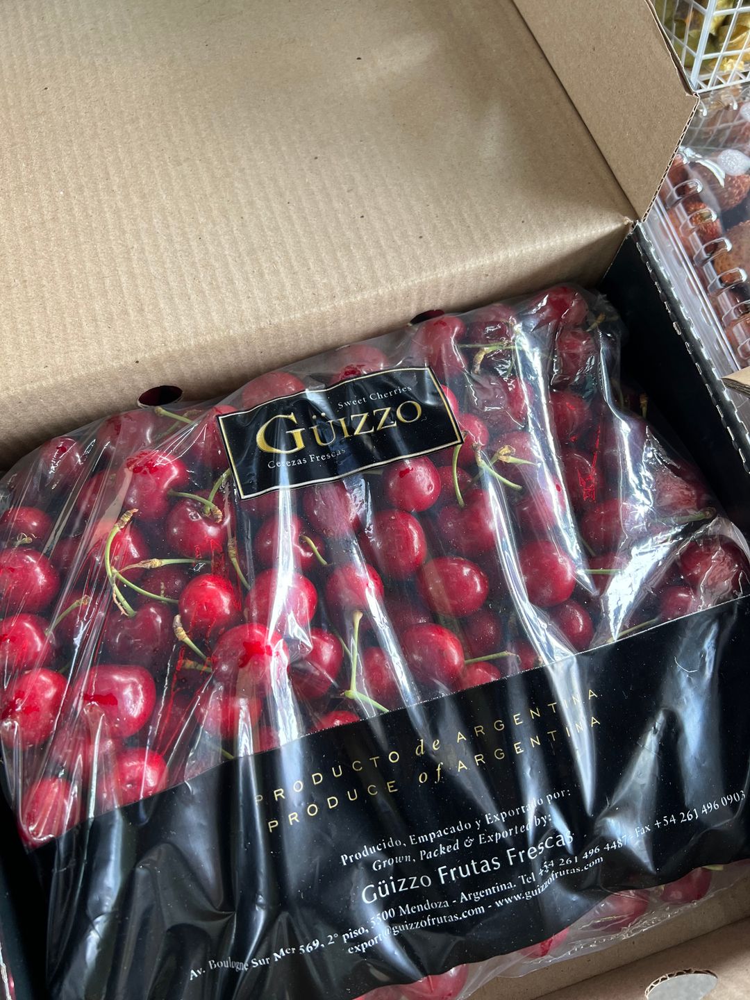 Argentina cherries (500gm) 