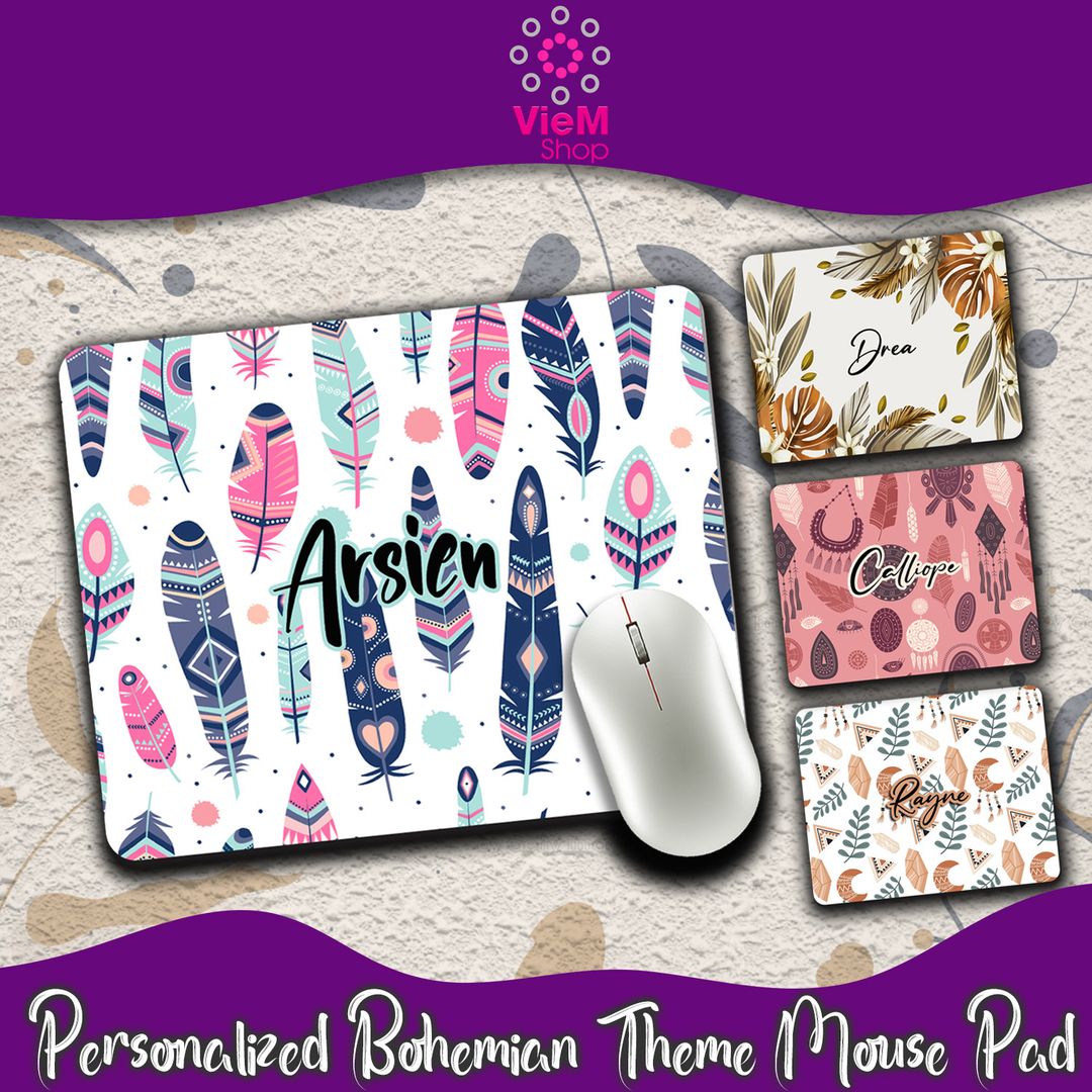 Personalized BOHEMIAN Theme Mousepads