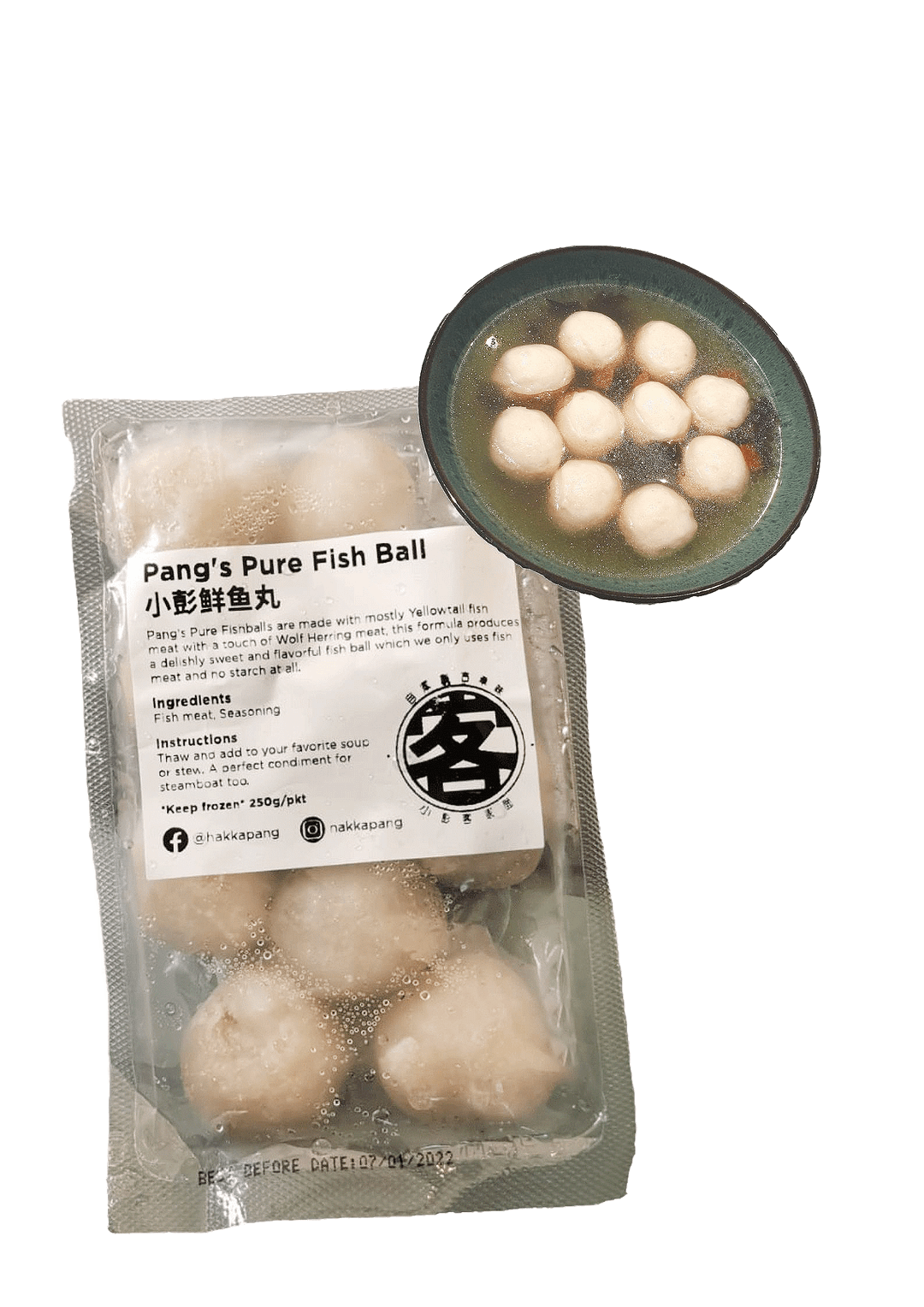 Pang's Pure Fish Balls (10pcs) **FROZEN READY-TO-EAT**