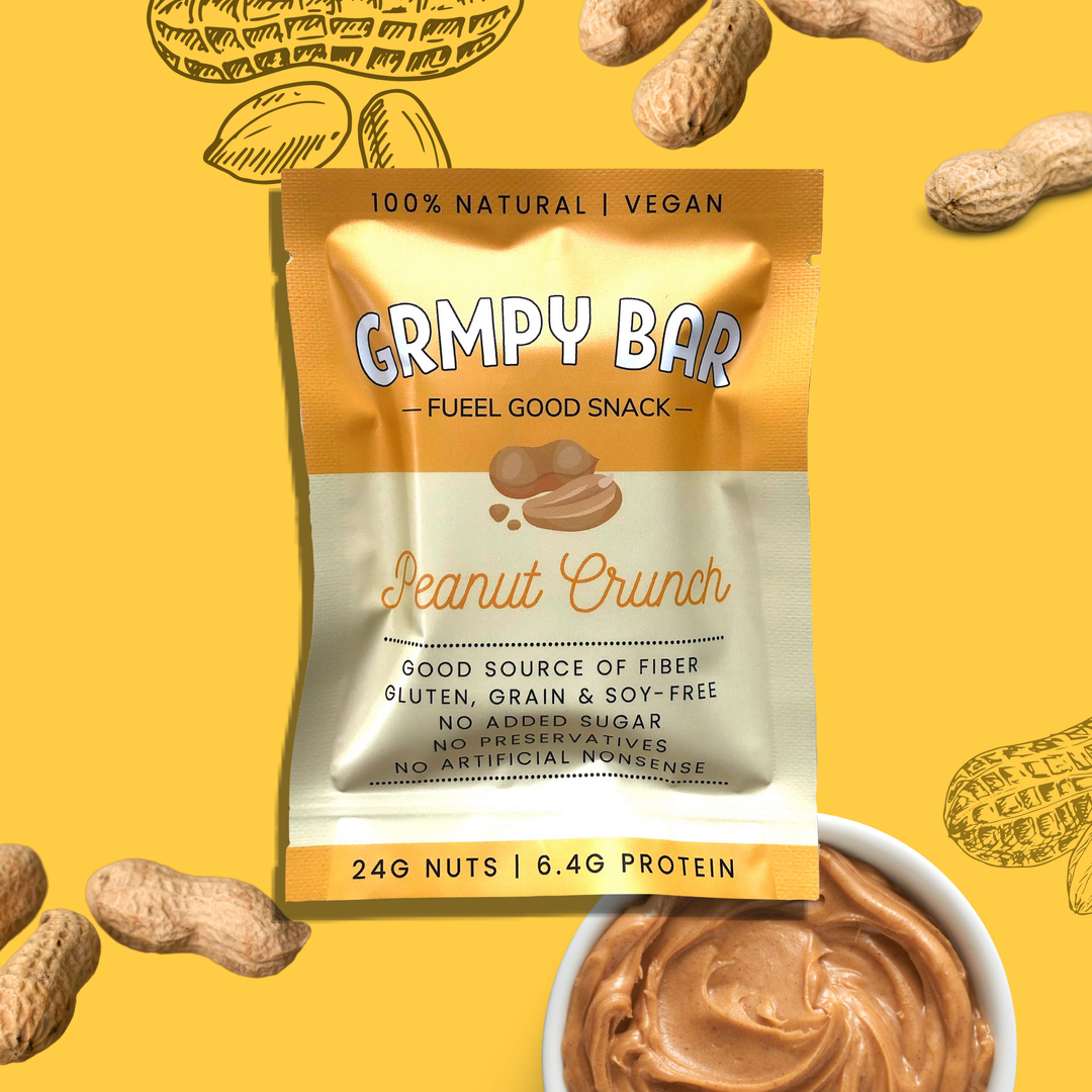 PEANUT CRUNCH GRMPY BAR, 10X50G