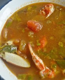 Indian Flower Crab Rasam 