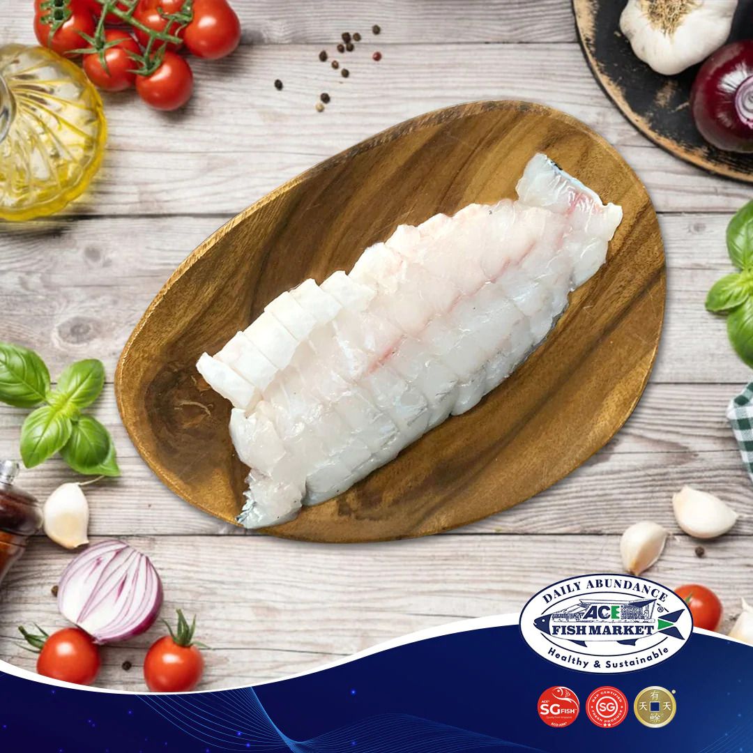 Buy 2 Get 1 Free Fresh Frozen Seabass Sliced 220gm per tray