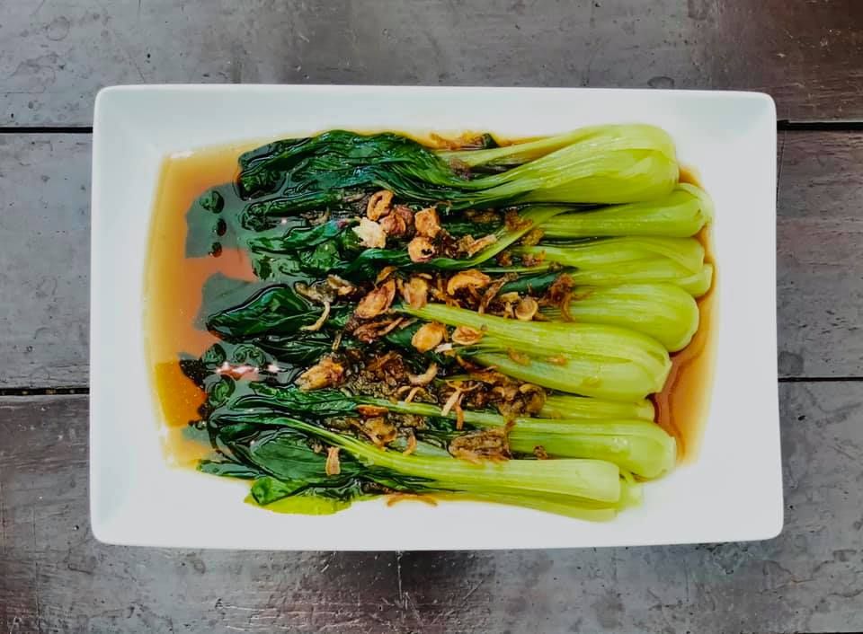 Xiao Bai Cai w Oyster Sauce