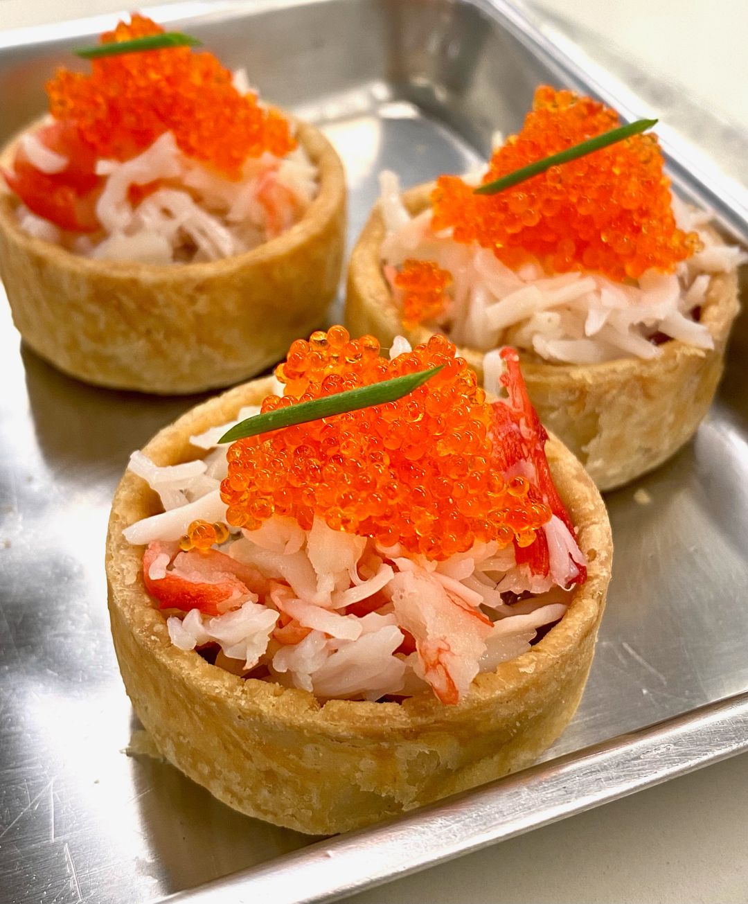 King Crab & Tobiko Tartlet - 4pcs 