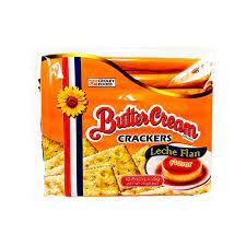 Butter cream crackers leche flan 