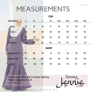 PREORDER Kurung Jennie + shipping