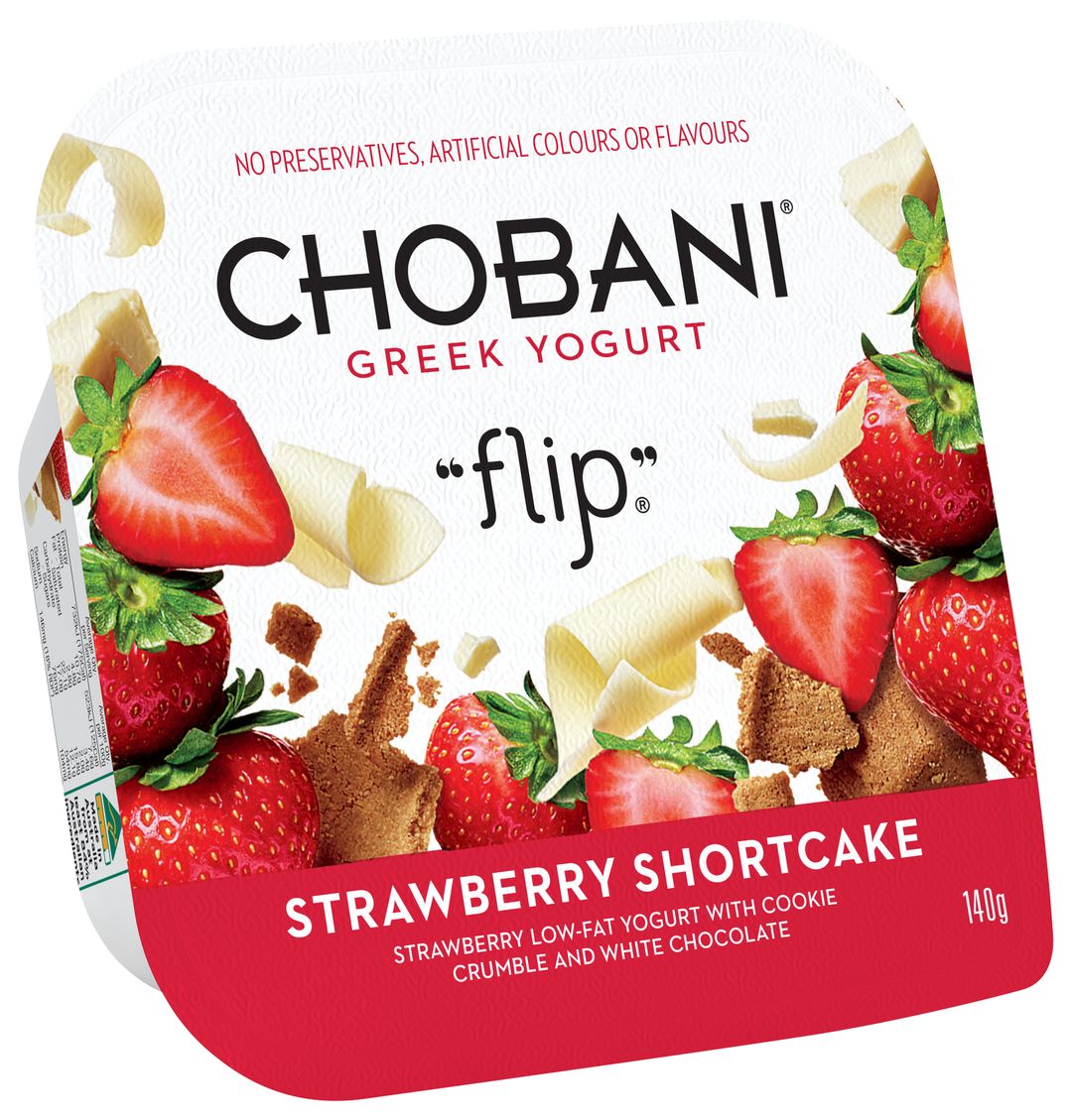 CHOBANI FLIP 140G CUP STRAWBERRY SHORTCAKE (CHB-CCC-FLIP140G831)