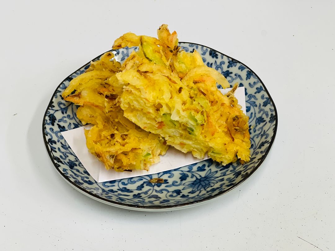 D027 Ebi/Yasai Kakiage エビ野菜かき揚げ　日式蝦仁炸蔬菜餅