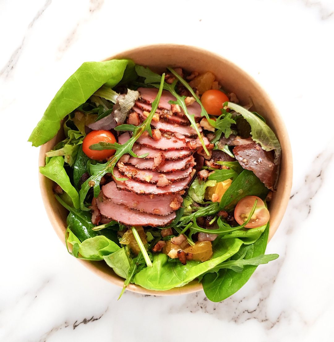 S8 CITRUS SMOKED DUCK SALAD